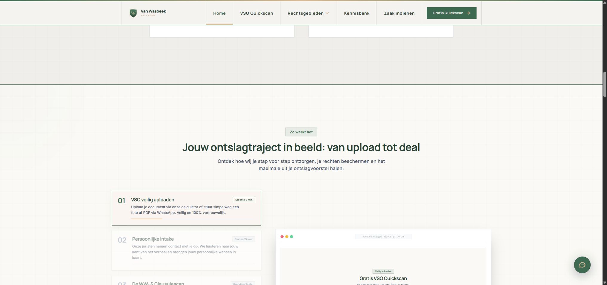 Interactieve visual van upload tot onderhandelde VSO-deal