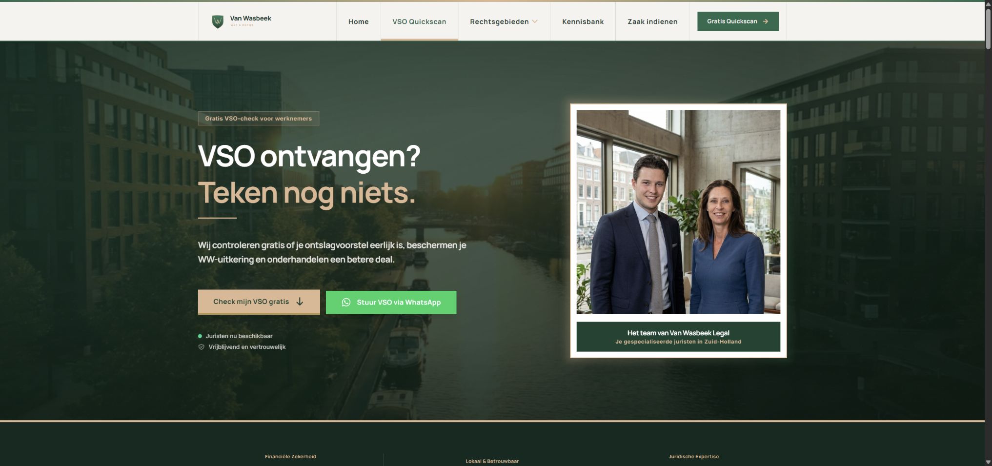 VSO-Quickscan van Van Wasbeek Legal